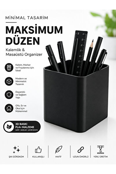 ATB Design Solutions Minimalist Kalemlik Masaüstü Organizer | Modern Kalemlik...