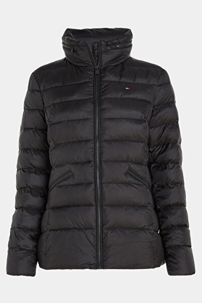 Tommy Hilfiger Jachetă de tranziție pentru femei WW0WW39581 Negru