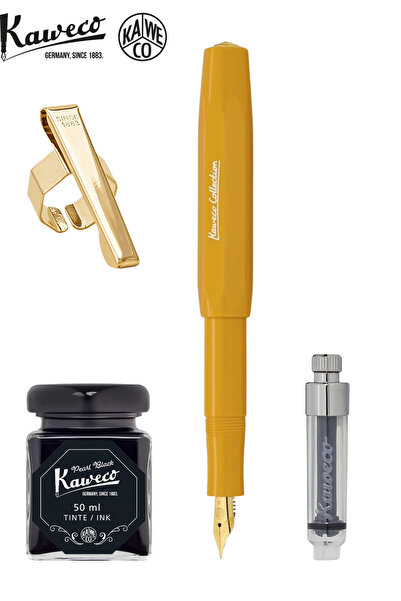 Kaweco Classic Sport Collection Honey M Dolma Kalem Seti | Mini Piston + 50 m...