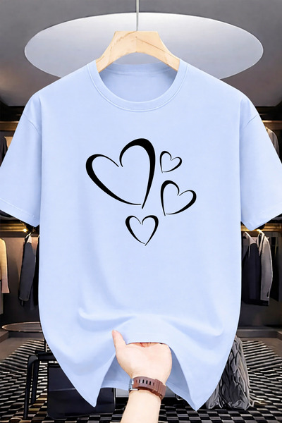 Generic Brand Tricou oversize premium 100% bumbac, unisex, croială confortabi...