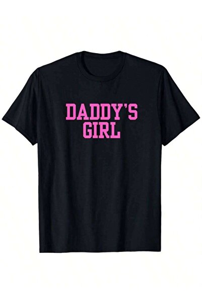 4Car تي شيرت Daddy'S Girl Pink Large Font Girly Adult Little Kitten، 100% تي ...