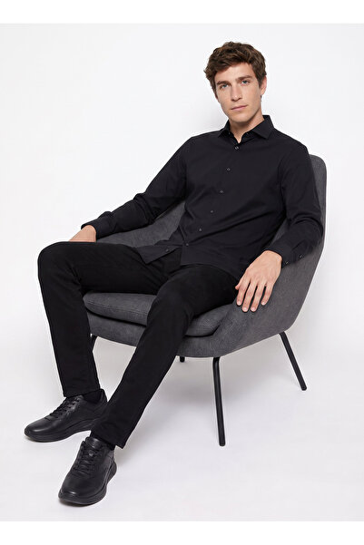 ALTINYILDIZ CLASSICS Siyah Erkek Slim Fit Pantolon ACE001262790