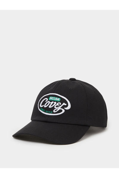 Styli Black Embroidered Baseball Cap