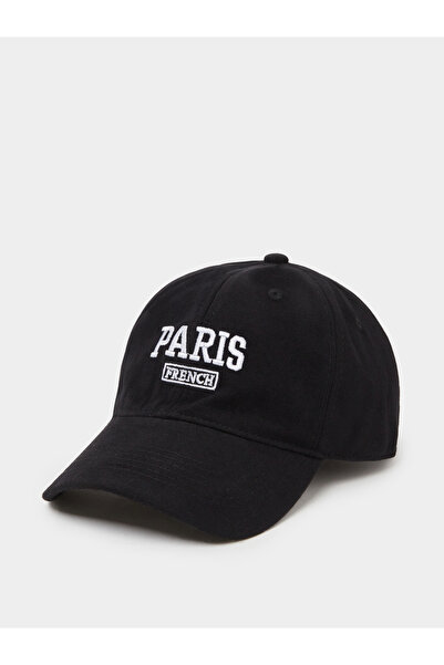 Styli Black Embroidered Baseball Cap