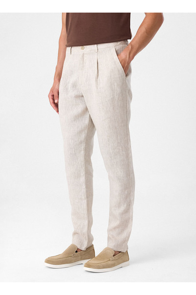 Back And Bond Natural Men's Slim Fit Trousers B35S31034
