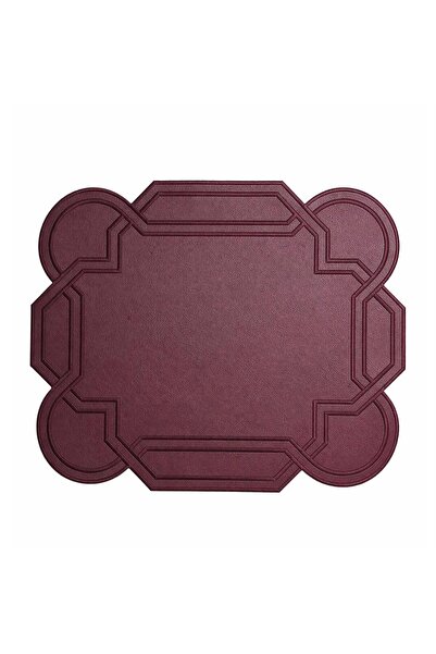 2Ddesign 6-Person Leather Embroidered American Service Set