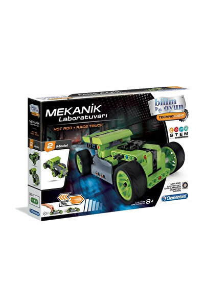 CLEMENTONI Mekanik Laboratuvarı Hot Rod ve Race Truck 64959HF
