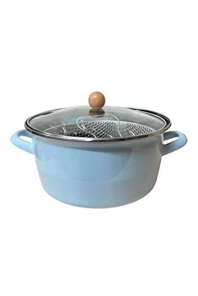 ALBETTO Luxury Enamel Frying Pan 22 cm