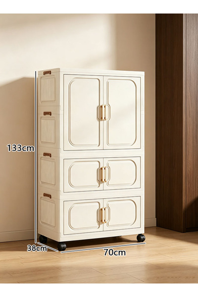 CozyBox 70cm Wide Large Capacity Closet Cabinet for Bedroom Clothes and House...