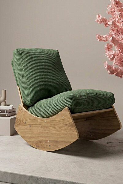 MiniWood Comfort Sallanır Koltuk Tv Koltuğu Sallanan Berjer Sandalye