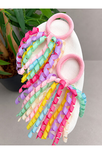 Ugly Duck Fringed Elastic Buckle with Curly Tassels