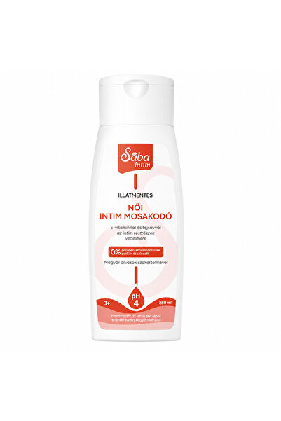 Saba Intim Gel de igiena intima pentru femei, fara parfum, cu vitamina E si a...