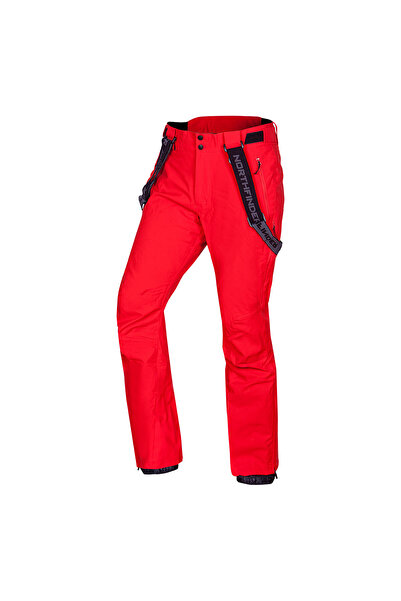 NORTHFINDER Pantaloni de schi confortabili pentru bărbați cu bretele detașabi...