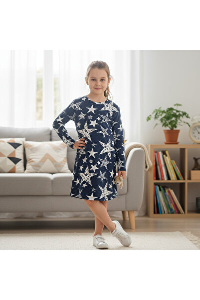 BONBON Girl's Printed Dress Cb1055