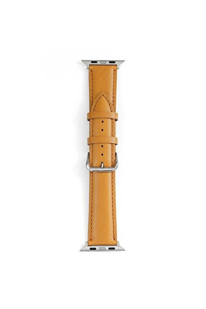 Beline Curea din piele pentru Apple Watch 42/44/45/49mm, Maro deschis