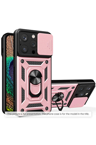 Techsuit Husă pentru Oppo Reno16, Reno16 Pro, Seria CamShield, Aur roz