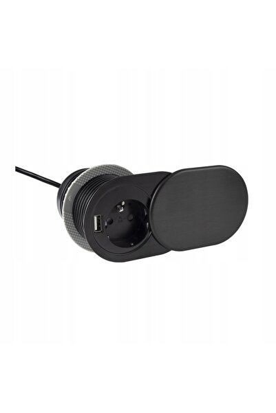 Design Lighting Prelungitor cu prize Elektrima Slider 60mm 230V USB 20W 1,9 M...