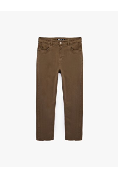 Koton Cotton Regular Waist Pocket Tapered Fit Jean Trousers - Joe Jean