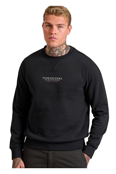 Funky Buddha Φούτερ FBM010-010-06 – Black - m