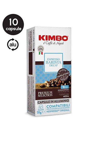 Kimbo Espresso Decaf Capsule Aluminiu Import Italia, 10 Buc, Compatibile Nesp...
