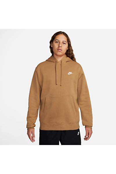 Nike ΑΘΛΗΤΙΚΑ ΕΝΔΥΜΑΤΑ CLUB FLEECE BV2654-224 Καφέ M