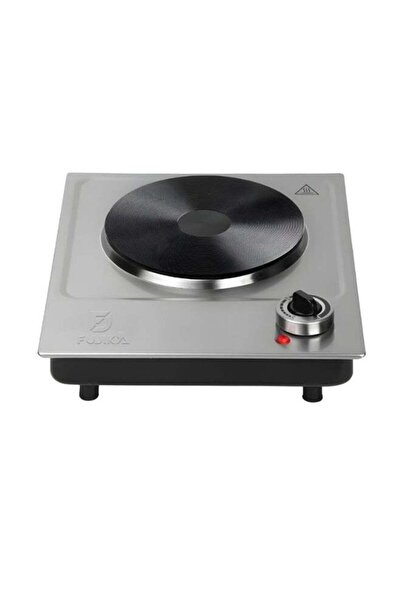 Fujika Electric Cooker, Single Burner, 1500W, Silver - FJK-1001