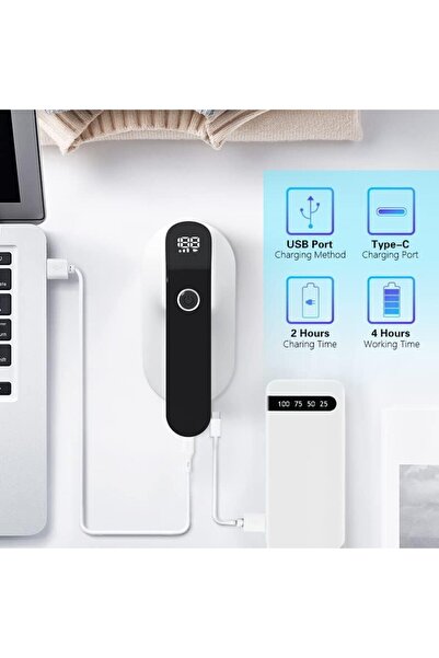 OEM Aparat de scame reîncărcabil USB, 2000mAh, Afișaj LED, 3 viteze, 9000 RPM...