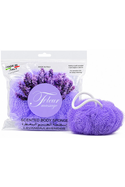 Zeca PERFUMED NET BATH SPONGES LAVENDER 80 GMS