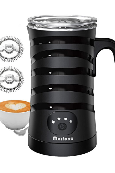 Morfone Spumator de lapte 4-în-1, 400W, Spumă caldă și rece, 260ml, pentru La...