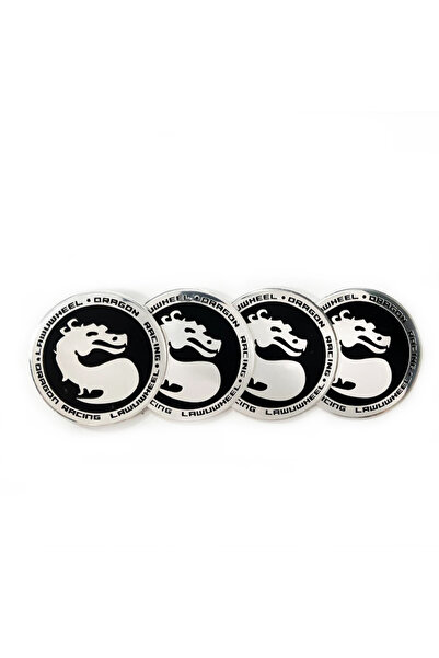 KOTO Wheel Logo Wheel Hub Emblem Sticker Emblem Mortal Kombat 4 Pieces 67mm