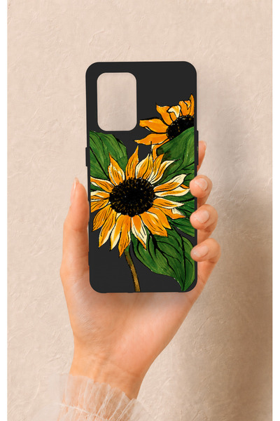 Vip Case Oppo-A74 Compatible Moonflower Patterned Silicone Case