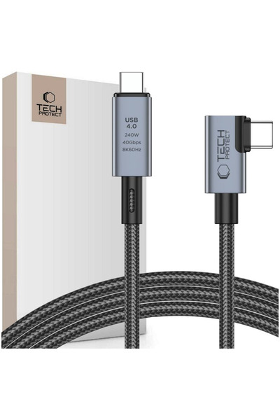 Tech-Protect Cablu USB-C Ultraboost Max pentru PC și laptop 8K 40Gbps 150cm P...