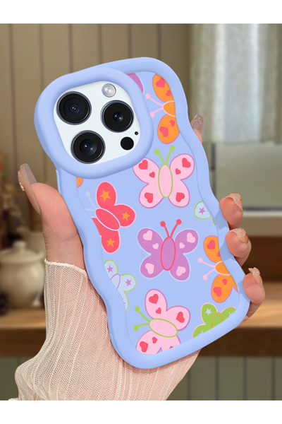 Hontinga iPhone 14 Pro Max Compatible Case Camera Protector Blue Silicone Cou...