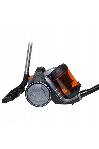 adler Aspirator fără sac, ciclonic, HEPA, 17000Pa, 3000W, cu perie turbo, pen...