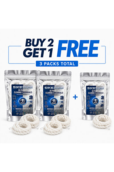 Choice 3 packs 2Pcs 8mm 3D Printer Z-Axis T8 Lead Screw Cleaning Rope Gear Fl...