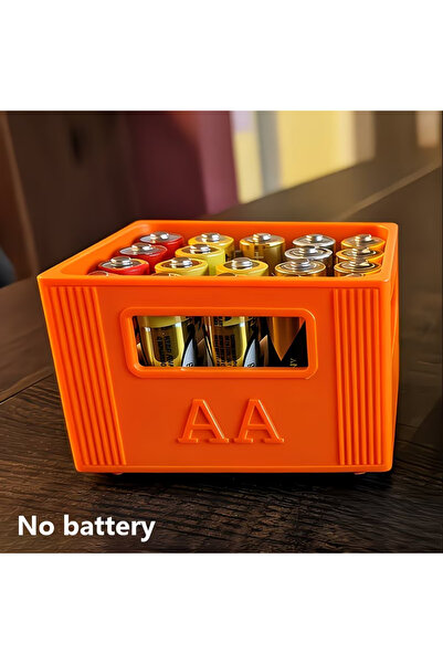 choice2 AA Large Capacity AAA AA Battery Storage Box 20/30 Grids Stackable Pl...