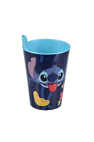 OEM Pahar copii, model Stitch, pai, albastru, 260ml – băut ușor și sigur pent...