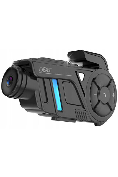 EJEAS Interfon K1 cu înregistrare video 2K, interfon pentru motocicletă, IP67...