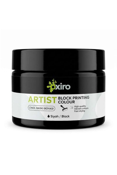 oxiro Linol Baskı Boyası 250 ml Siyah
