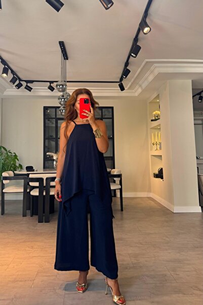 ELMASSTİL ASKILI PELERİN DETAYLI TULUM/Y306