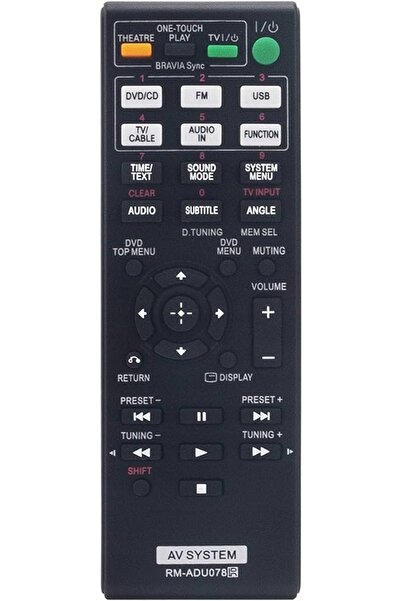 NO BRAND PILOT SONY RM-ADU078 RM-ADU079 DAV-TZ630 HCD-TZ230 HBD-DZ330 HCD-DZ610
