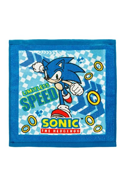 OEM Prosop copii/bebeluși, model Sonic, bumbac, albastru, 30x30cm – moale și ...