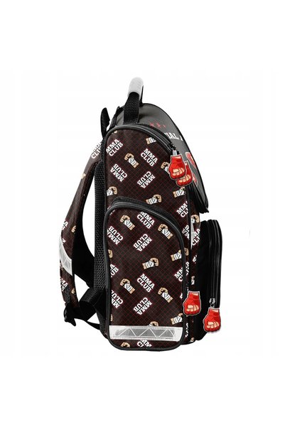 NO BRAND Rucsac școlar cu un singur compartiment Paso Negru, Roșu, Multicolor...