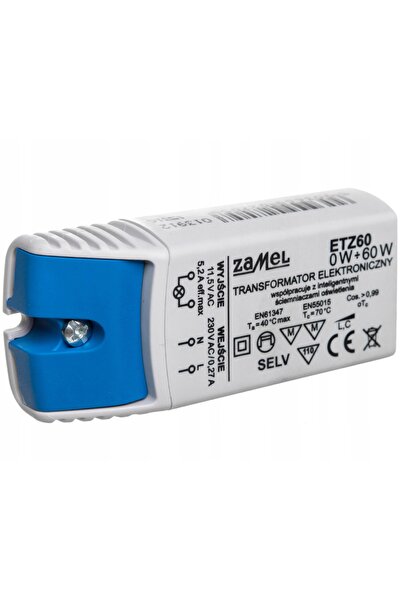 NO BRAND Transformator Electronic 12V 0-60W AC Zamel