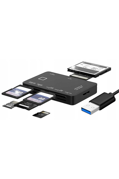 NO BRAND USB 3.0 Zedela 7 în 1 Sdxc/Sdhc/Cf/Xc Duo Cititor de carduri de memorie