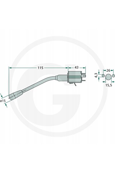 NO BRAND Comutator indicator Case Deutz Steyr 107133