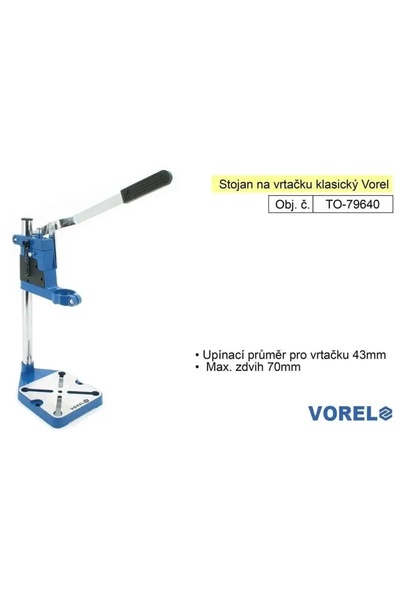 NO BRAND Trepied Vorel pentru mașină de găurit de masă, înălțime 400mm, 79640