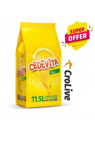 NO BRAND Cedevita Cytryna 900g - Băutură vitaminizată solubilă 11.5 L!