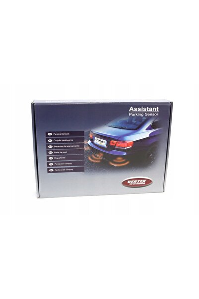 NO BRAND Kit senzori de parcare de 4,3 " cu cameră HD-308-LED, 4 senzori, neg...