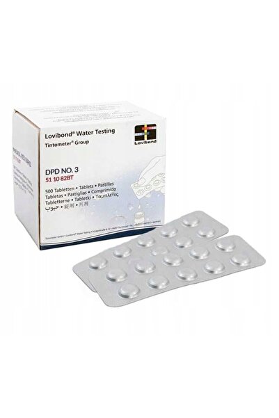 NO BRAND Tablete pentru tester de clor total DPD3 100 buc.